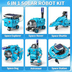 6-in-1 Solar Robot Toys