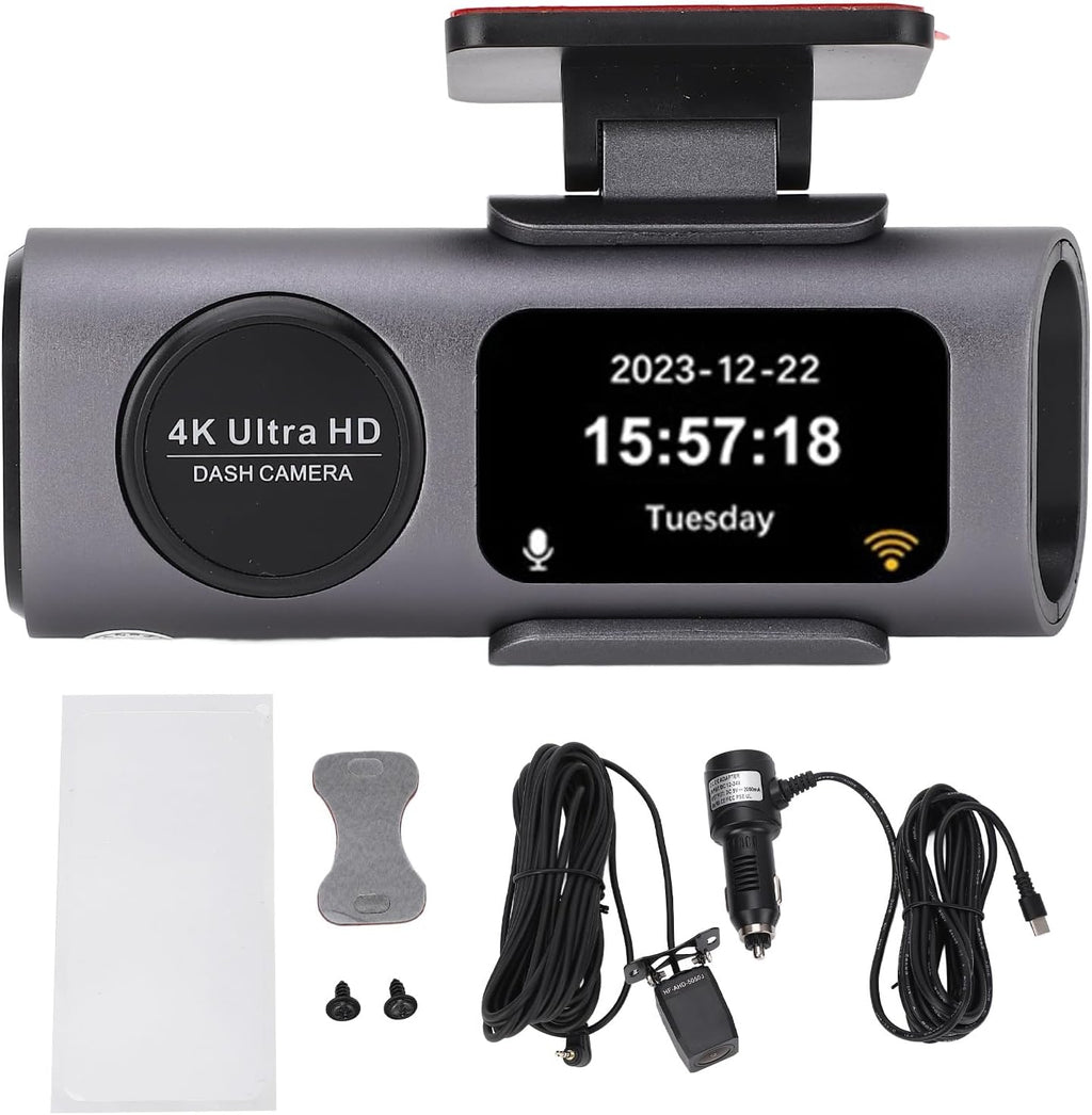 4K Ultra HD Smart Car Dash Camera (Front & Rear) ©
