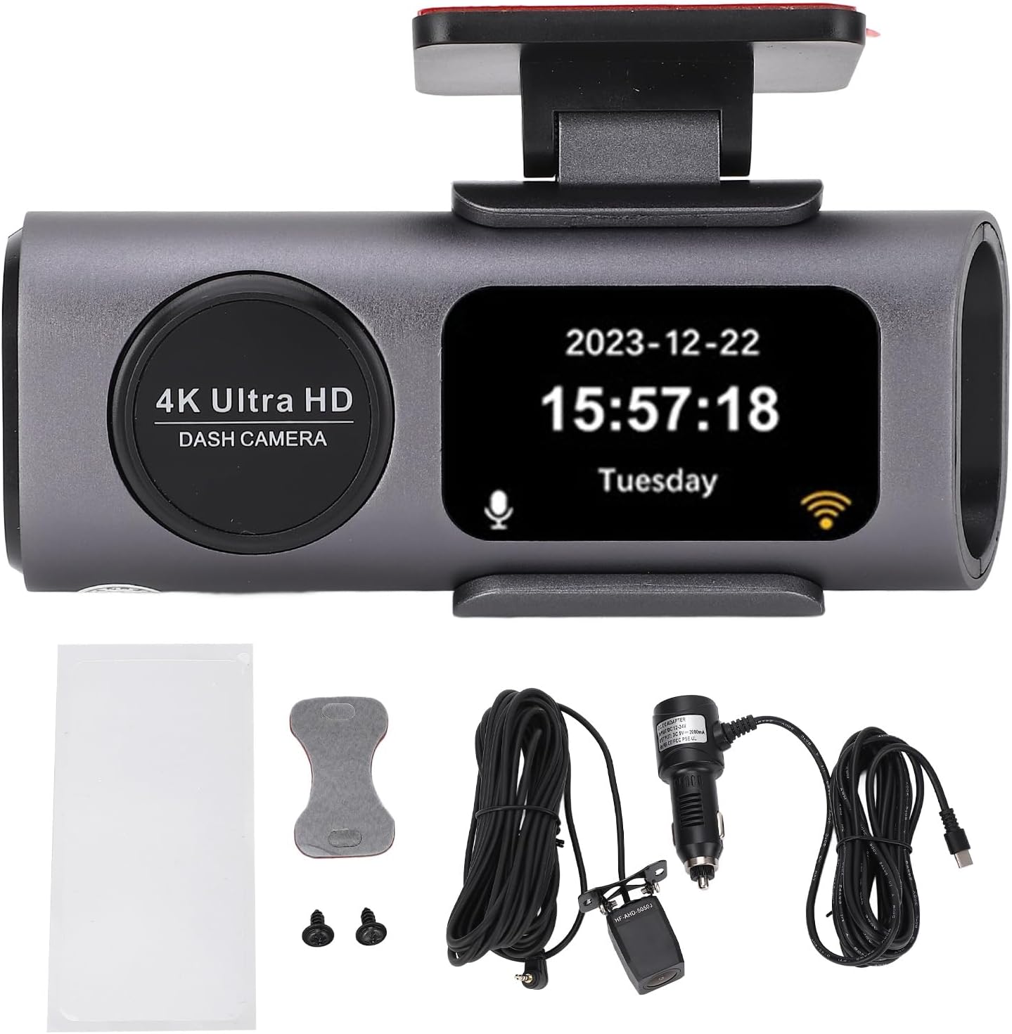 4K Ultra HD Smart Car Dash Camera (Front & Rear) ©